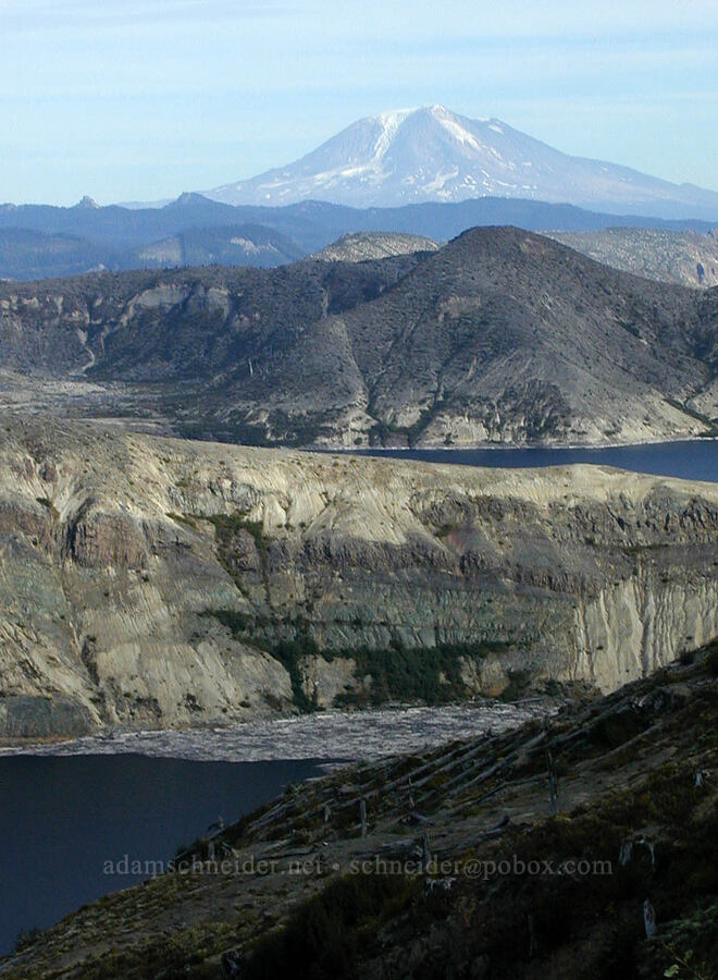 Mt. Adams & Spirit Lake [Boundary Trail, Mt. St. Helens N.V.M.,  County, Washington]
