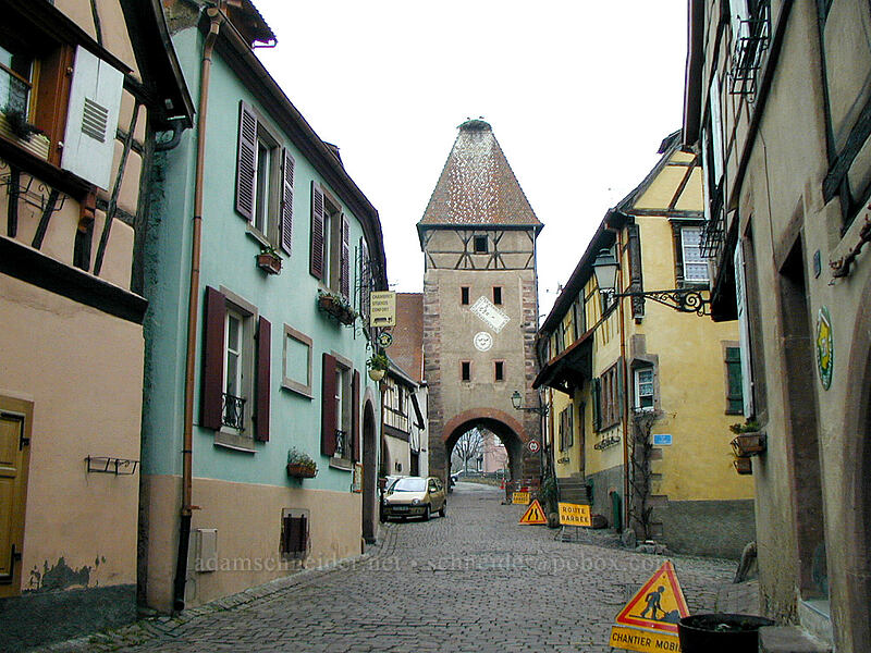 houses, some ancient and some rebuilt [Grand'Rue, Ammerschwihr, Haut-Rhin, France]