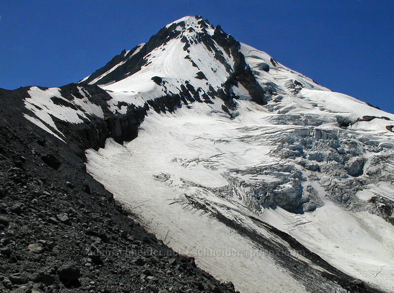 Mount Hood & Eliot Glacier [Cooper Spur Trail, Mt. Hood Wilderness, Hood River County, Oregon]