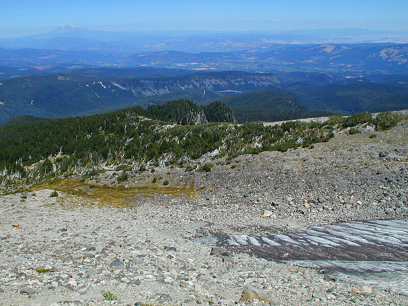 snow at 7000 feet [Barrett Spur Trail, Mt. Hood Wilderness, Hood River County, Oregon]