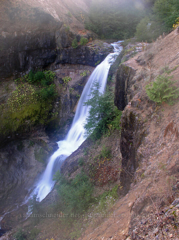 waterfall [Lava Canyon Trail, Mt. St. Helens N.V.M., Skamania County, Washington]