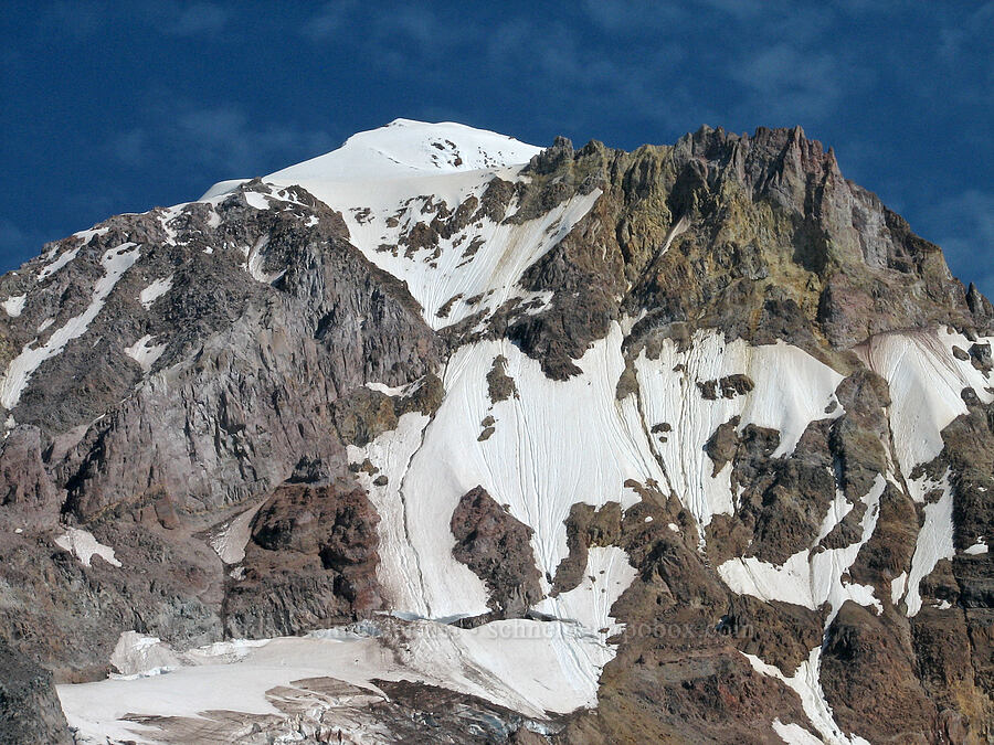 summit of Mount Hood [above McNeil Point, Mt. Hood Wilderness, Clackamas County, Oregon]