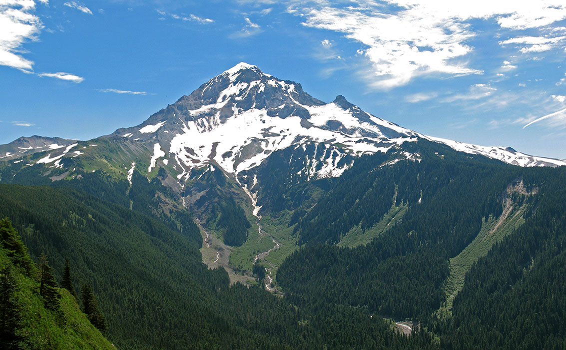 Mount Hood panorama [Bald Mountain, Mt. Hood Wilderness, Clackamas County, Oregon]