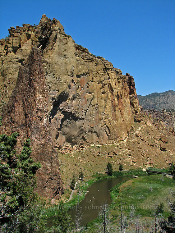 rock walls [Rim Trail, Smith Rock State Park, Deschutes County, Oregon]