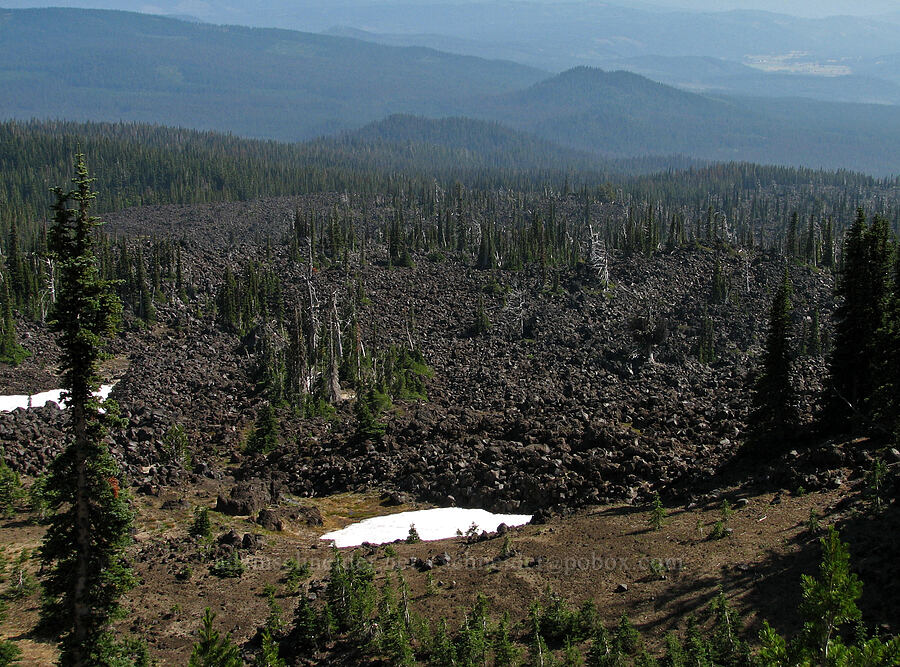 A.G. Aiken Lava Bed [Round-the-Mountain Trail, Mt. Adams Wilderness, Yakima County, Washington]