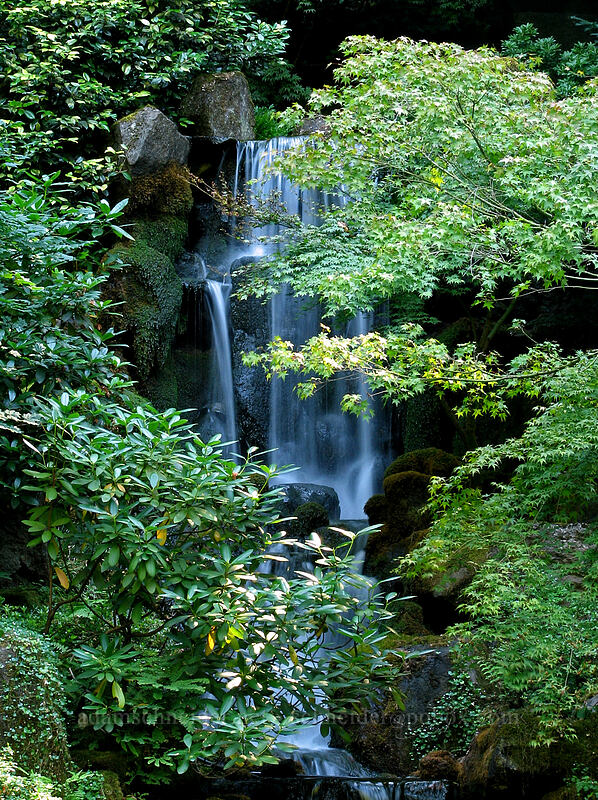 waterfall [Portland Japanese Garden, Portland, Multnomah County, Oregon]