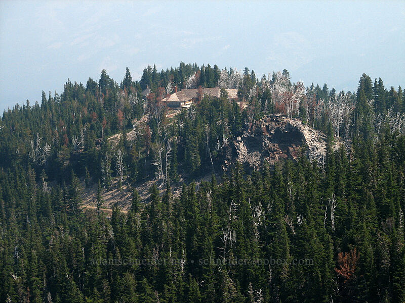 Cloud Cap Inn [west moraine of Eliot Glacier, Mt. Hood Wilderness, Hood River County, Oregon]