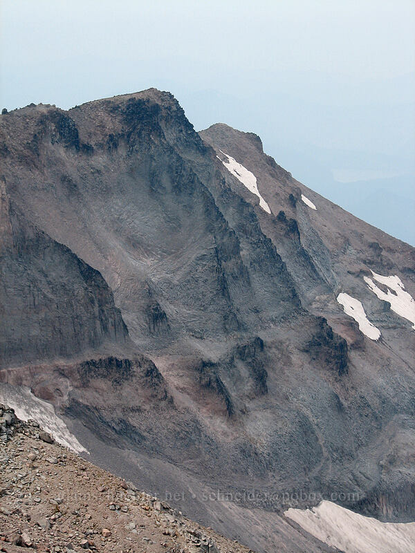 east face of Barrett Spur [above Langille Crags, Mt. Hood Wilderness, Hood River County, Oregon]