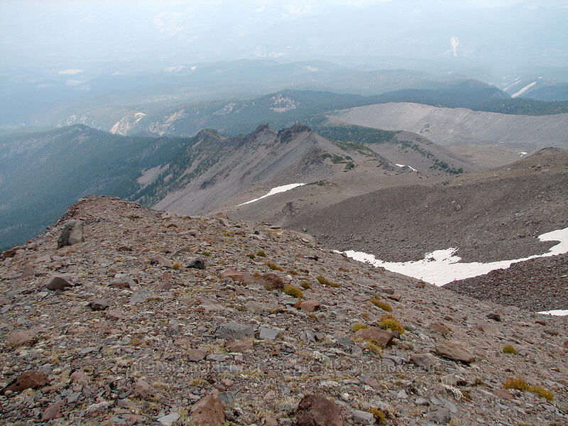 west side of Langille Crags [above Langille Crags, Mt. Hood Wilderness, Hood River County, Oregon]