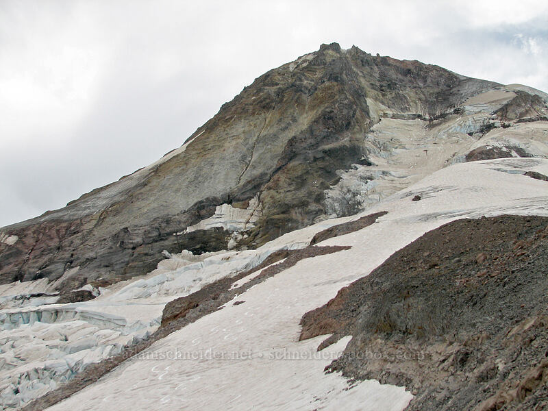 summit of Mount Hood [above Langille Crags, Mt. Hood Wilderness, Hood River County, Oregon]