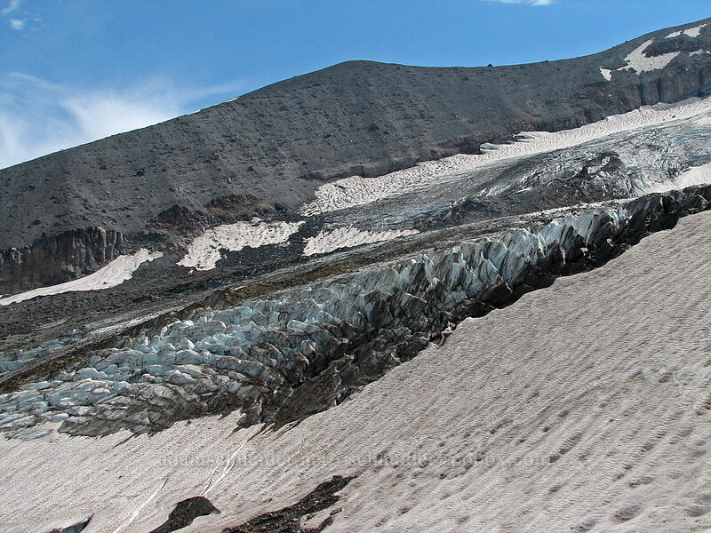 Cooper Spur & Eliot Glacier [near Langille Crags, Mt. Hood Wilderness, Hood River County, Oregon]