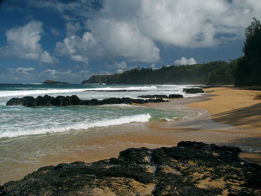 Secret Beach [Kauapea Beach, Kilauea, Kaua'i, Hawaii]