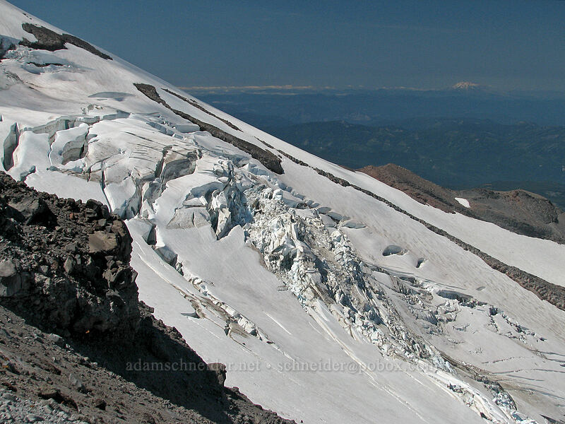 Eliot Glacier [Cooper Spur trail, Mt. Hood Wilderness, Hood River County, Oregon]