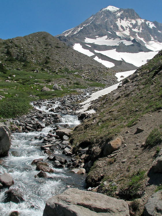 Glisan Creek [above Cairn Basin, Mt. Hood Wilderness, Hood River County, Oregon]