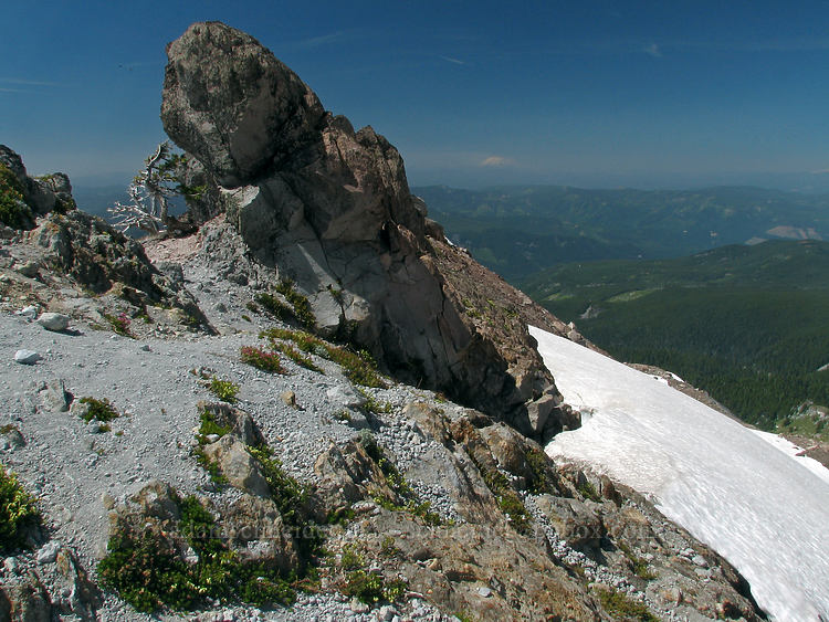 rocks on Cathedral Ridge [above McNeil Point, Mt. Hood Wilderness, Clackamas County, Oregon]