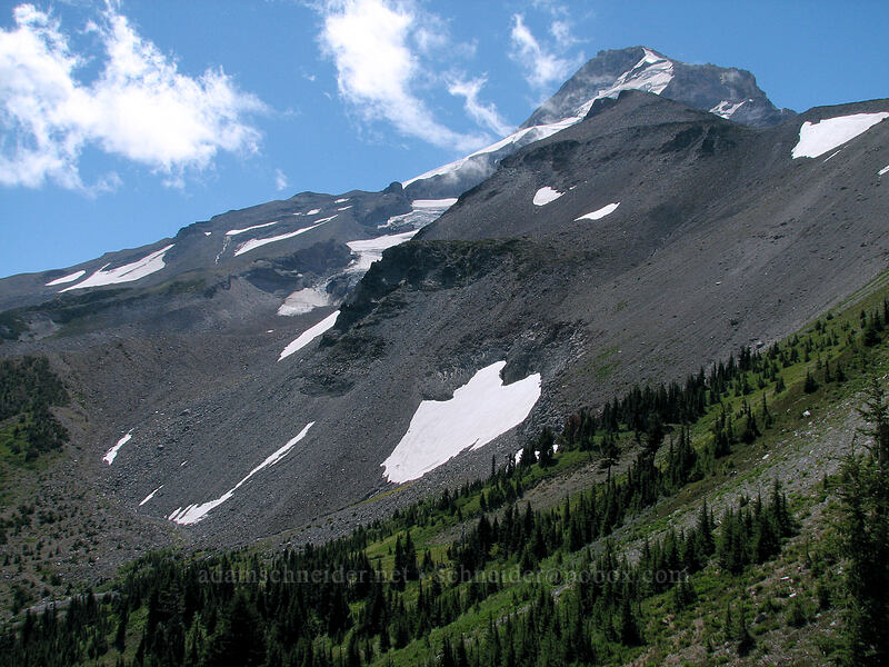 Mount Hood [near Dollar Lake, Mt. Hood Wilderness, Hood River County, Oregon]