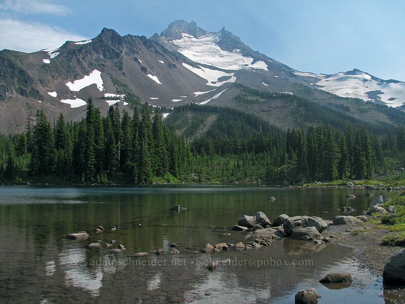 Mount Jefferson & Scout Lake [Jefferson Park, Mt. Jefferson Wilderness, Marion County, Oregon]