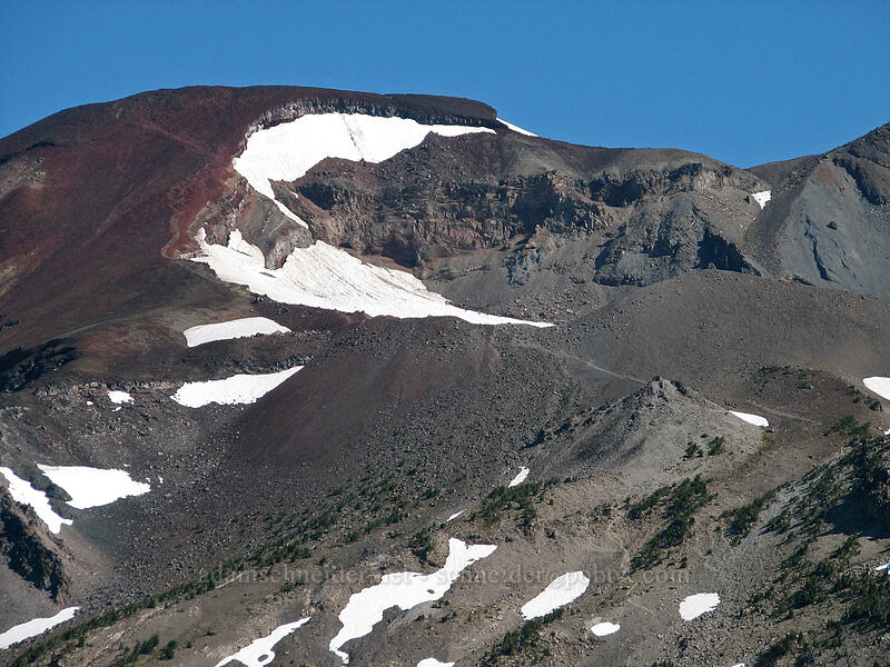 trail to the summit [South Sister Trail, Three Sisters Wilderness, Deschutes County, Oregon]