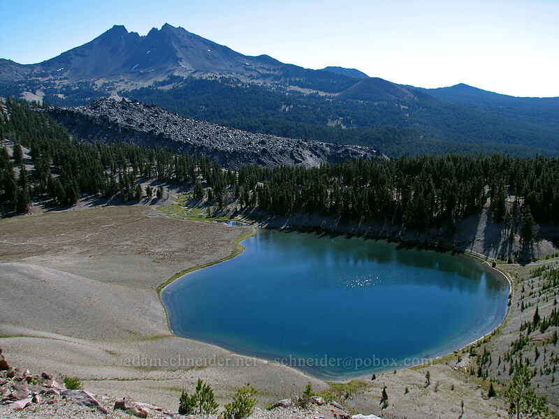 Broken Top & Moraine Lake [South Sister Trail, Three Sisters Wilderness, Deschutes County, Oregon]