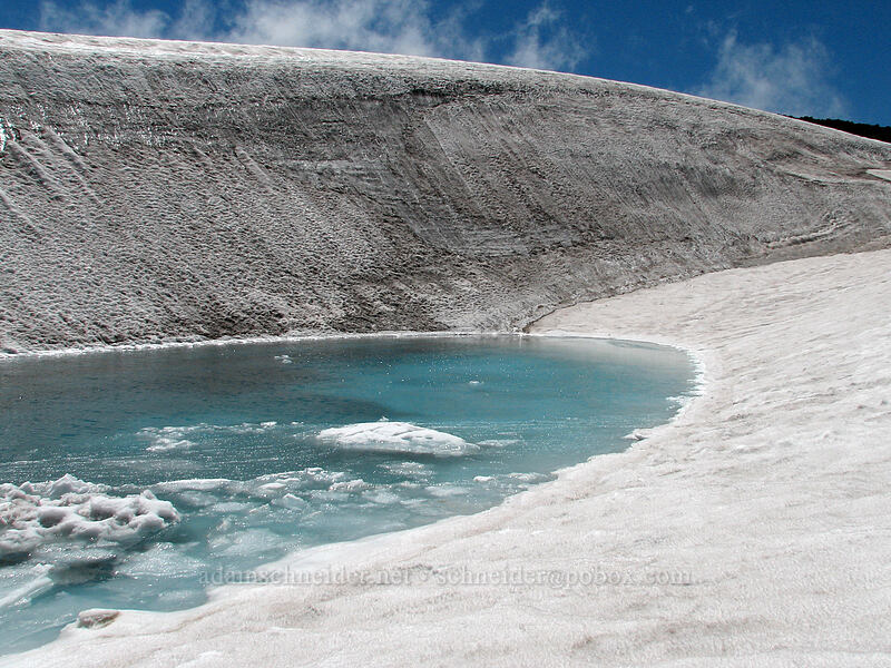 Teardrop Pool [South Sister crater, Three Sisters Wilderness, Lane County, Oregon]
