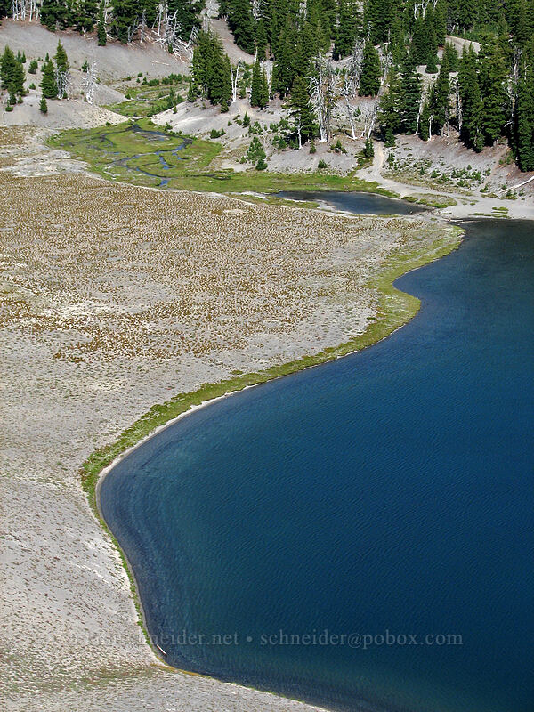 Moraine Lake [South Sister Trail, Three Sisters Wilderness, Deschutes County, Oregon]