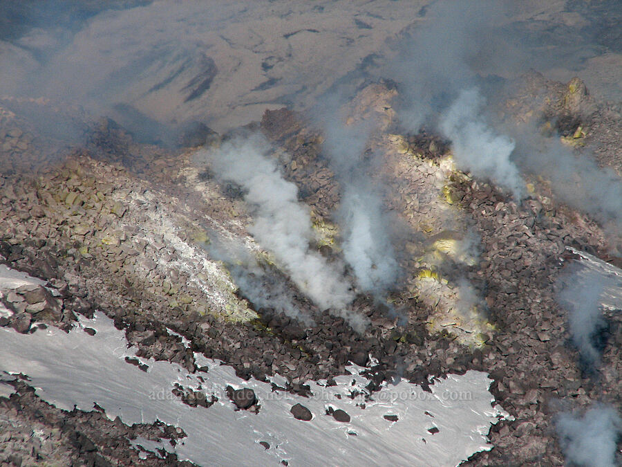 lava dome close-up [Mt. St. Helens crater rim, Mt. St. Helens National Volcanic Monument, Skamania County, Washington]