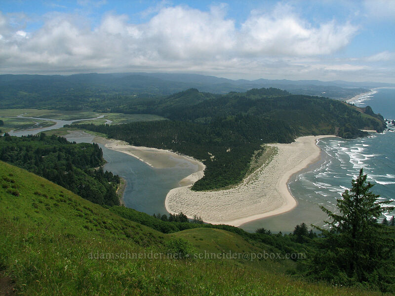 mouth of the Salmon River [Cascade Head Trail, Tillamook County, Oregon]