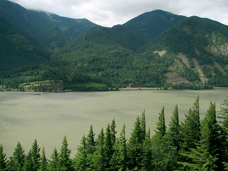 Columbia River & Shellrock Mountain [Augspurger Trail, Skamania County, Washington]