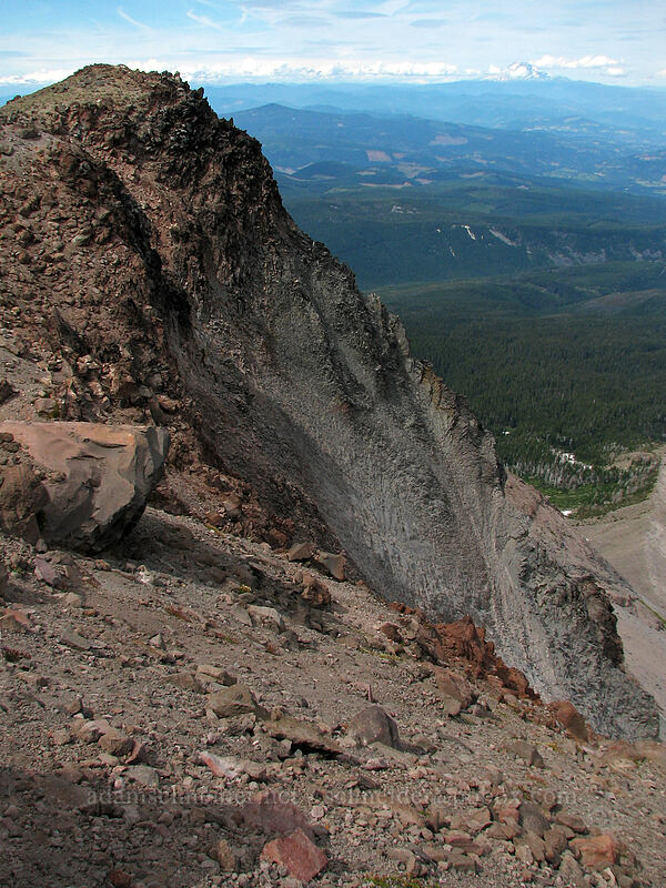 steep slope on east side of Barrett Spur [Barrett Spur, Mt. Hood Wilderness, Hood River, Oregon]