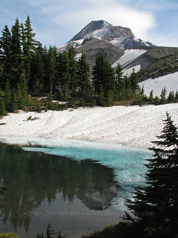 Mount Hood & Dollar Lake [Dollar Lake, Mt. Hood Wilderness, Hood River, Oregon]