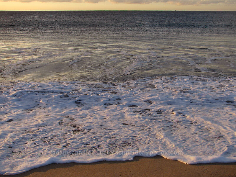 waves at sunrise [Playa Hotelera, San Jose del Cabo, Los Cabos, Baja California Sur, Mexico]