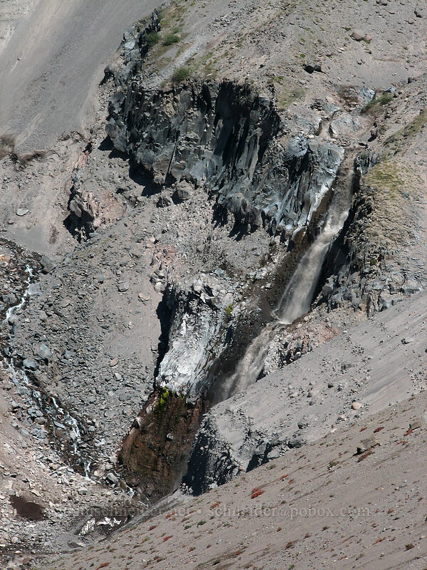 glacial waterfalls [Paradise Park, Mt. Hood Wilderness, Clackamas County, Oregon]