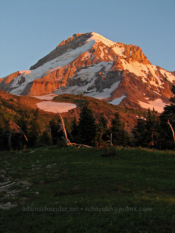 Mount Hood [above Wy'East Basin, Mt. Hood Wilderness, Hood River County, Oregon]