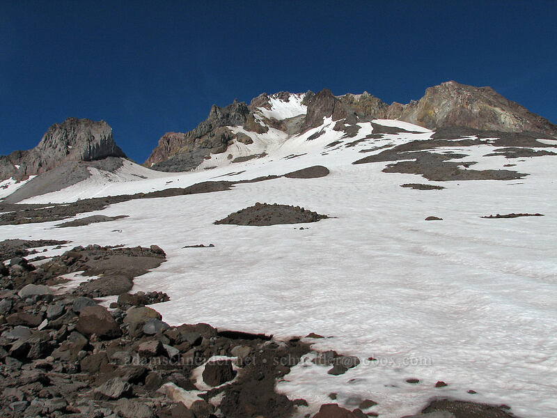 summit of Mount Hood [south side of Mt. Hood, Mt. Hood Wilderness, Clackamas County, Oregon]