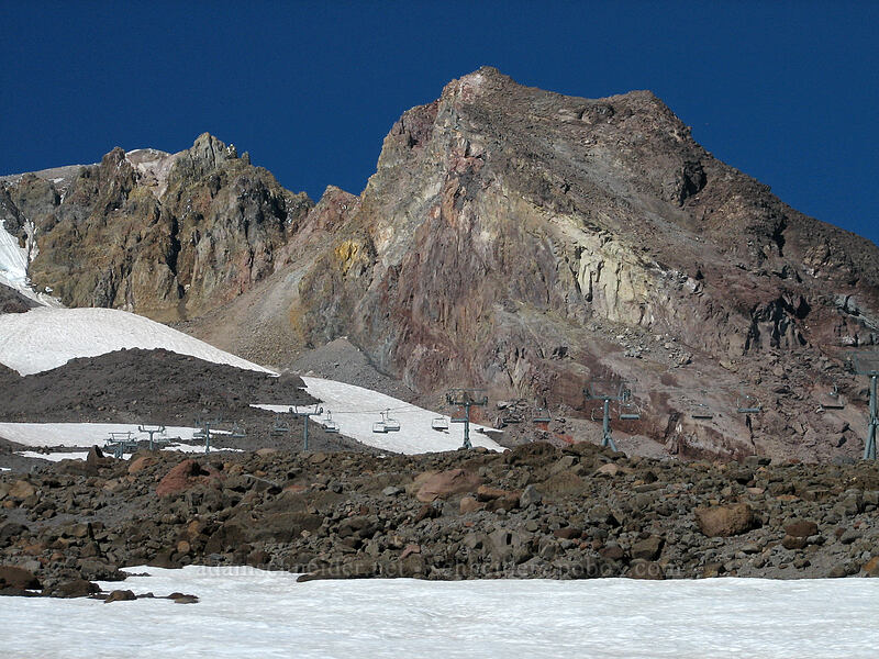 east side of the summit above the Palmer chair lift [Timberline Ski Area, Mt. Hood National Forest, Clackamas County, Oregon]