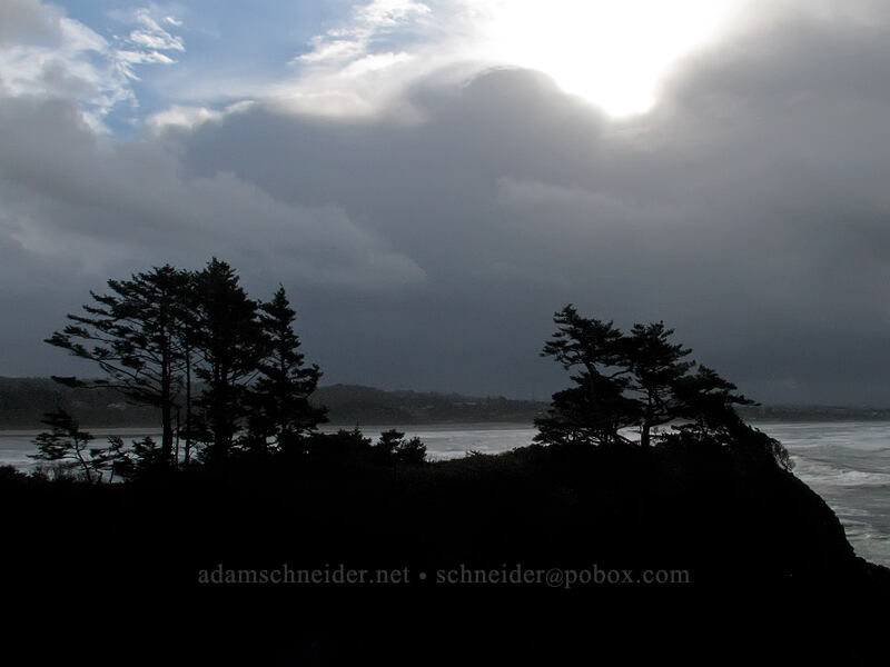 stormy headland [Yaquina Head, Lincoln County, Oregon]