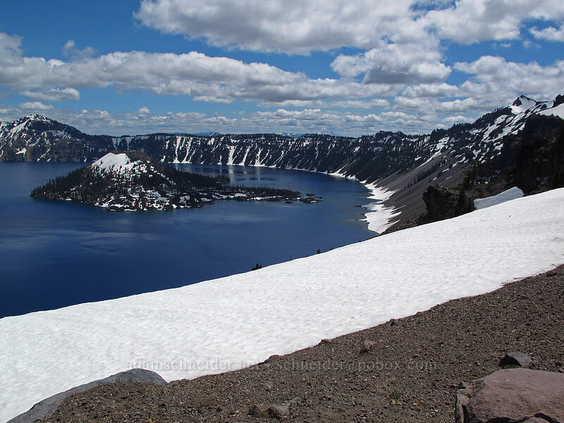 west side of Crater Lake [Rim Drive, Crater Lake National Park, Klamath County, Oregon]