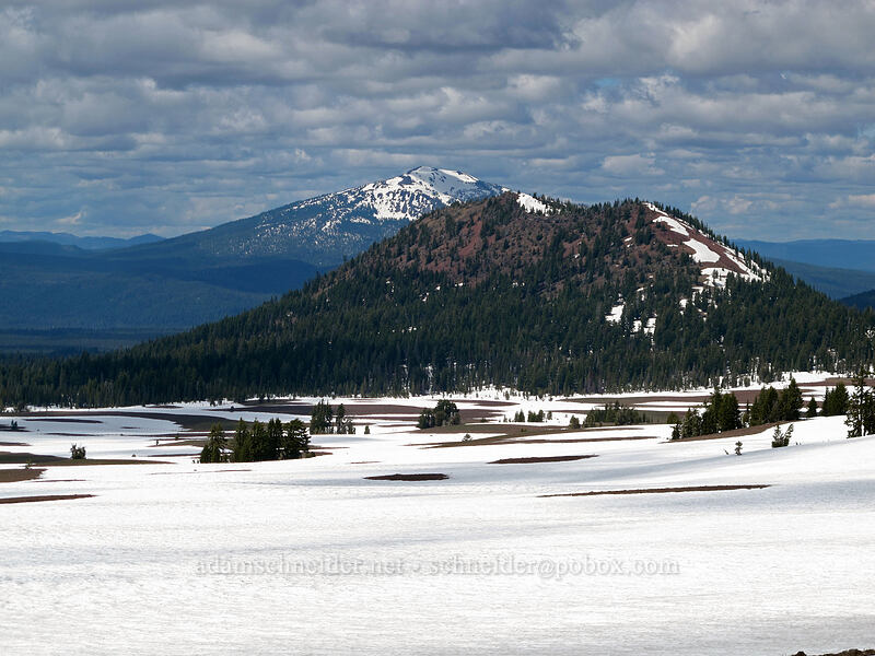 Red Cone & Mount Bailey [Rim Drive, Crater Lake National Park, Klamath County, Oregon]