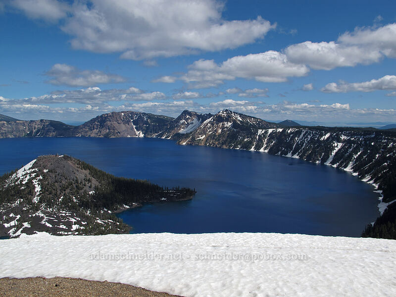 south side of Crater Lake [Rim Drive, Crater Lake National Park, Klamath County, Oregon]