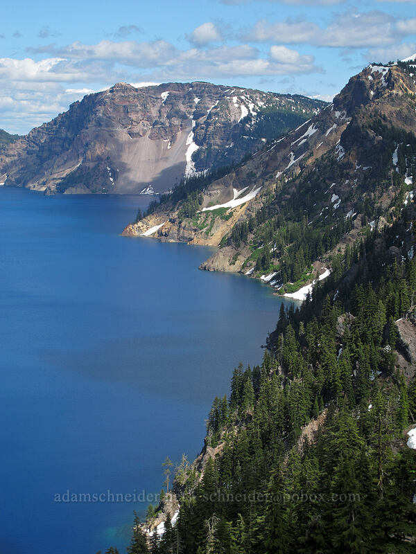 southeast rim of Crater Lake [Rim Drive, Crater Lake National Park, Klamath County, Oregon]