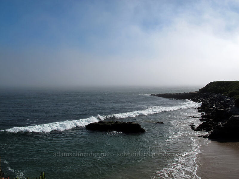 fog [West Cliff Drive, Santa Cruz, Santa Cruz County, California]