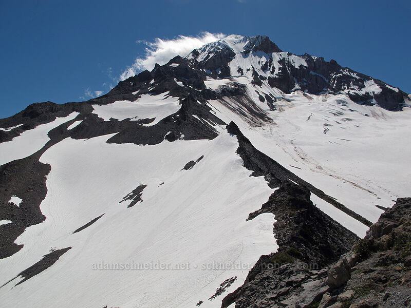 ridge between Ho Rock & Co Rock [above McNeil Point, Mt. Hood Wilderness, Hood River County, Oregon]
