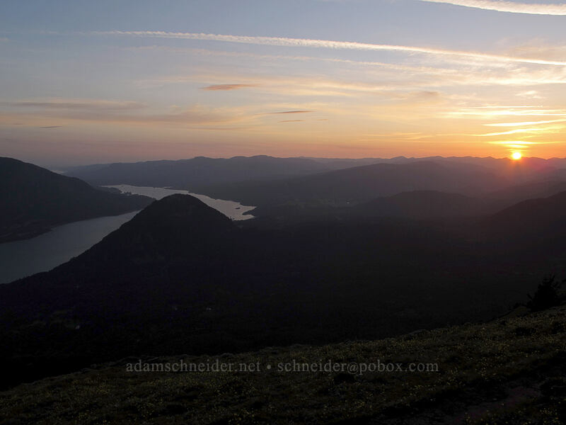 sunset [Dog Mountain Trail, Gifford Pinchot National Forest, Skamania County, Washington]