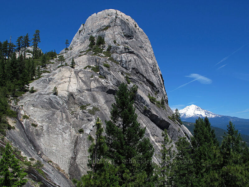 Castle Dome & Mount Shasta [Castle Dome Trail, Castle Crags Wilderness, Shasta County, California]