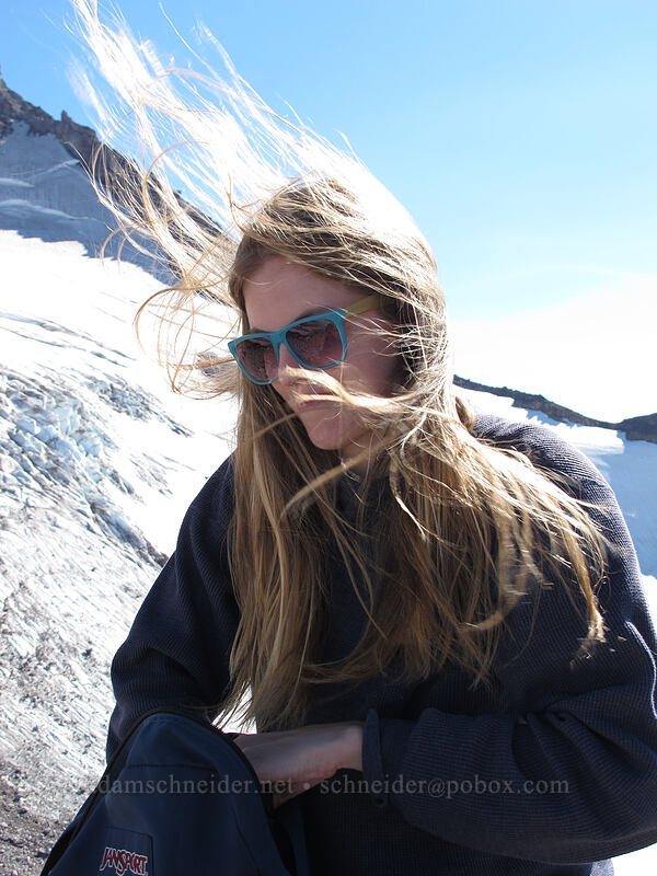 Allison, windy [Barrett Spur, Mt. Hood Wilderness, Hood River County, Oregon]
