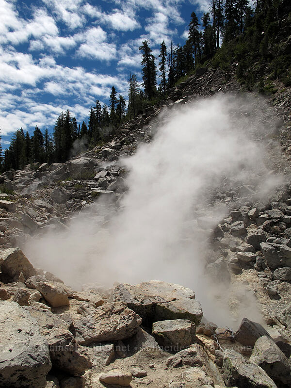 steam [Devil's Kitchen, Lassen Volcanic National Park, Plumas County, California]
