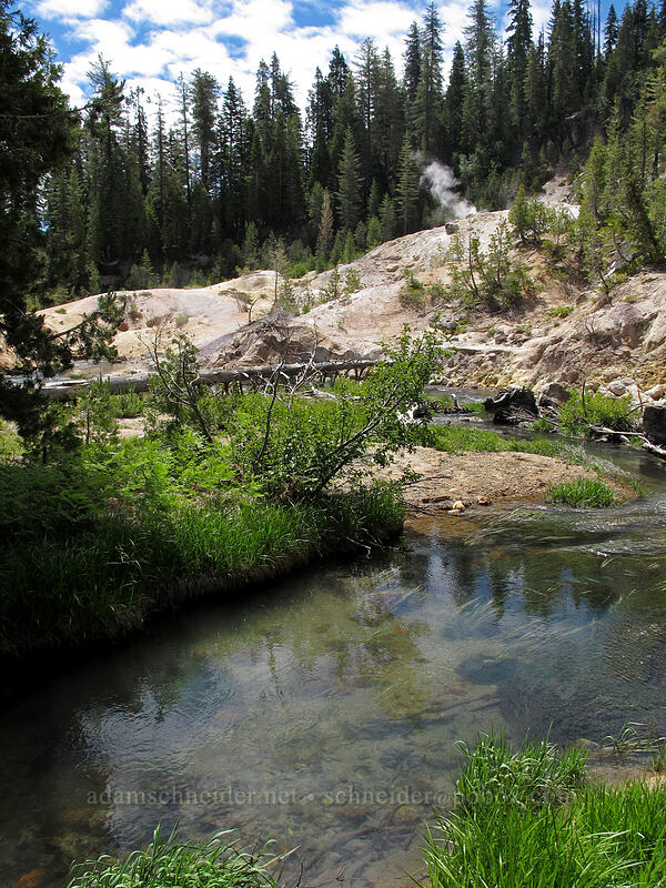 Hot Springs Creek [Devil's Kitchen, Lassen Volcanic National Park, Plumas County, California]