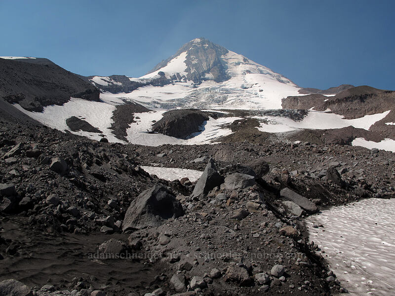 Mount Hood & Eliot Glacier [Eliot Glacier, Mt. Hood Wilderness, Hood River County, Oregon]