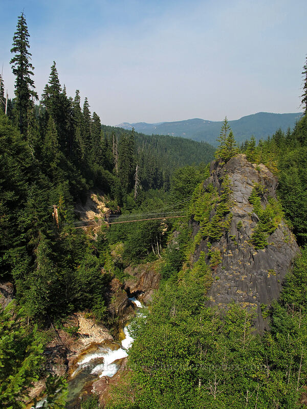 suspension bridge [Lava Canyon Trail, Mt. St. Helens National Volcanic Monument, Skamania County, Washington]
