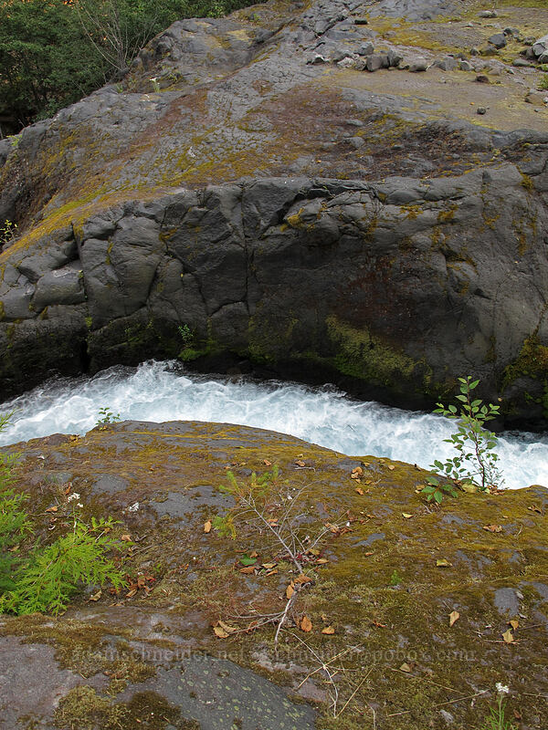 lava & rapids [Lava Canyon Trail, Mt. St. Helens National Volcanic Monument, Skamania County, Washington]